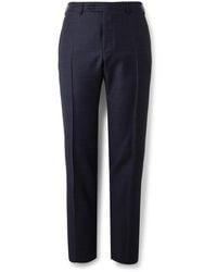Canali - Slim-Fit Straight-Leg Checked Super 130S Wool Suit Trousers - Lyst