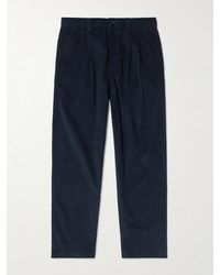 Kardo - Antonio Straight-Leg Embroidered Cotton-Corduroy Trousers - Lyst