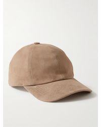 Dunhill - Suede Baseball Cap - Lyst