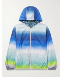 Missoni - Reversible Printed Striped Shell Hooded Jacket - Lyst