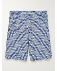 Noma T.D - Straight-Leg Checked Cotton Shorts - Lyst