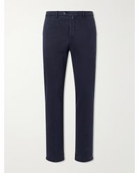 Kiton - Straight-Leg Lyocell-Blend Trousers - Lyst