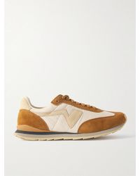 Visvim - Fkt Runner Suede-trimmed Quilted Canvas Sneakers - Lyst