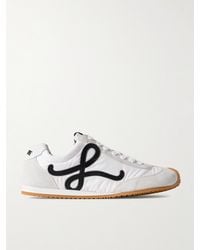Loewe - Ballet Runner 2.0 Nylon & Calfskin Sneakers - Lyst