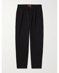 Barena - Straight-Leg Pleated Cotton-Gabardine Trousers - Lyst