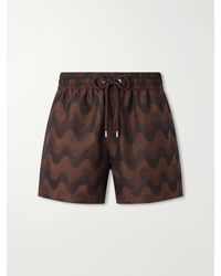 Frescobol Carioca - Rio Straight-leg Printed Jacquard Swim Shorts - Lyst