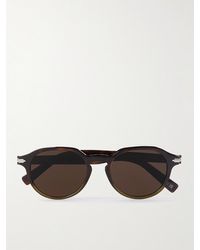 Dior - DiorBlackSuit R2I Sonnenbrille mit rundem Rahmen aus Azetat in Schildpattoptik - Lyst