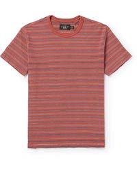 RRL - Striped Cotton T-shirt - Lyst
