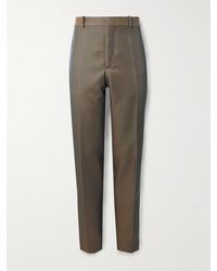 Jil Sander - Straight-leg Virgin Wool-blend Twill Trousers - Lyst