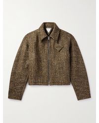 Bottega Veneta - Donegal Wool-blend Jacket - Lyst