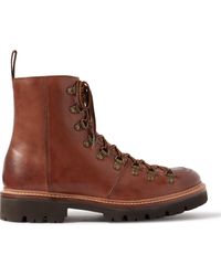 Grenson - Brady Polished-leather Boots - Lyst