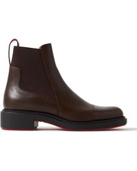 Christian Louboutin - Urbino Leather Chelsea Boots - Lyst