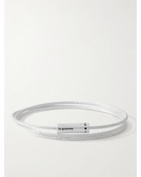 Le Gramme - Triple Turn Le 11g Brushed Sterling Silver Cable Bracelet - Lyst