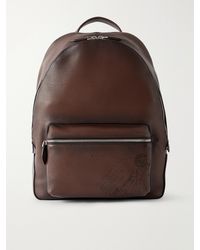 Berluti - Time Off Full-Grain Leather Backpack - Lyst