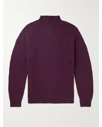 De Bonne Facture - Wool-bouclé Sweater - Lyst