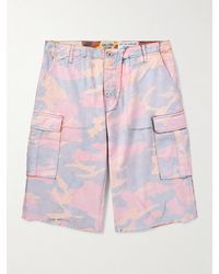 GALLERY DEPT. - Straight-Leg Camouflage-Print Cotton-Twill Cargo Shorts - Lyst