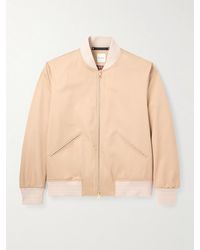 Paul Smith - Cotton-blend Twill Bomber Jacket - Lyst