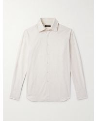 Slowear - Glanshirt Slim-fit Cotton-twill Shirt - Lyst