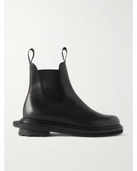 J.M. Weston - Sacai Leather Chelsea Boots - Lyst