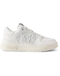 Amiri - Classic Low Logo-appliquéd Rubber-trimmed Leather Sneakers - Lyst