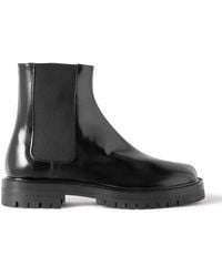 Maison Margiela - Tabi Patent-leather Chelsea Boots - Lyst