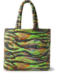 ERL - Medium Padded Camouflage-print Cotton Messenger Bag - Lyst