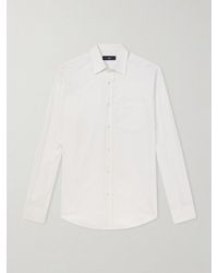 dunhill - Striped Cotton Shirt - Lyst