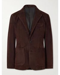 Saman Amel - Suede Blazer - Lyst