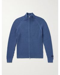 Aimé Leon Dore - Pullover aus einer Merinowollmischung in Rippstrick mit Reißverschluss - Lyst