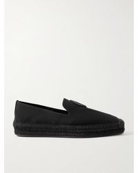 Christian Louboutin - Nanou Logo-Appliquéd Canvas Espadrilles - Lyst