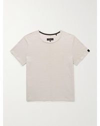 Rag & Bone - T-shirt in lino mercerizzato Classic - Lyst