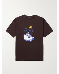 Dime - Masters Logo-print Cotton-jersey T-shirt - Lyst