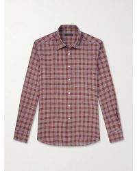 Slowear - Checked Linen Shirt - Lyst