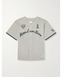 Aimé Leon Dore - Logo-embroidered Cotton Shirt - Lyst