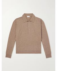 Saint Laurent - Wool Polo Sweater - Lyst