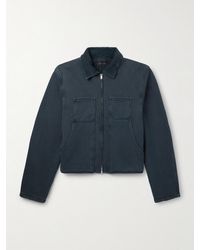 Les Tien - Jacke aus Baumwoll-Jersey mit Reißverschluss - Lyst