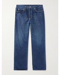 Remi Relief - 1954 Straight-Leg Cropped Distressed Jeans - Lyst