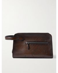 Berluti - Morning Debossed Full-grain Venezia Leather Wash Bag - Lyst