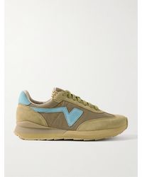 Visvim - Fkt Runner Suede-Trimmed Canvas Sneakers - Lyst