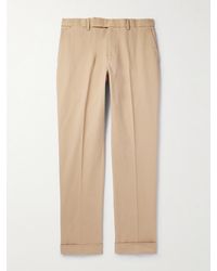 Polo Ralph Lauren - Pantaloni a gamba dritta in twill di misto cotone - Lyst