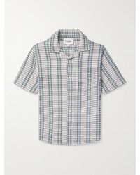 Corridor NYC - Riverside Hemd aus gestreiftem Baumwoll-Jacquard mit Reverskragen - Lyst