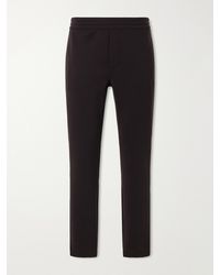 ZEGNA - Straight-leg Honeycomb-knit Cotton - Lyst