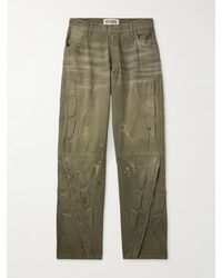 Satoshi Nakamoto - Jeans A Gamba Dritta Imbottiti Effetto Consumato Enduro - Lyst