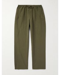 A Kind Of Guise - Samurai Wide-leg Cotton And Linen-blend Seersucker Drawstring Suit Trousers - Lyst