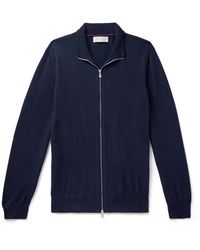 Brunello Cucinelli - Cashmere Zip-up Sweater - Lyst