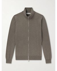 Brunello Cucinelli - Cashmere Zip-Up Sweater - Lyst