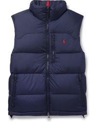 Polo Ralph Lauren Quilted Shell Down Gilet - Blue