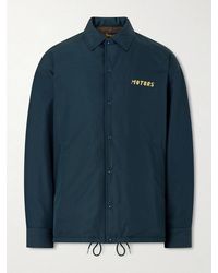 Visvim - Embroidered Wool And Silk-Blend-Gabardine Jacket - Lyst