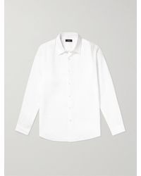Theory - Camicia in lino Irving - Lyst