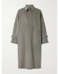 AURALEE - Melton Wool Coat - Lyst